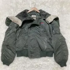 USA製　アルファインダストリーズ　N-2B 80s F型　3本タグ無し　L