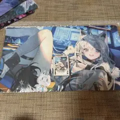白上フブキ　スリーブ&プレイマット 未開封】 ホロライブ 白上フブキ にゃーにゃー スリーブ プレイ
