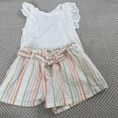 H&M タンクトップとショートパンツセット 98/104
