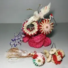 かんざし◆つまみ細工　３点◆簪 大正ロマン 七五三 ヘアアクセサリー 日本髪