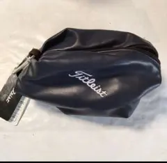 ★タイトリスト★、ゴルフポーチ カラー、紺