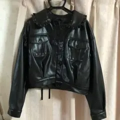 フェイクレザー　ジャケット