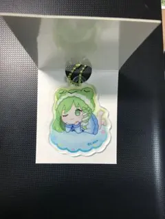 東方project ダイソー　アクリルキーホルダー　ミニ　東風谷早苗