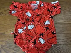 キティ　ロンパース甚平