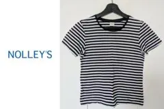 【NOLLEY'S】ボーダー半袖カットソーのサムネイル