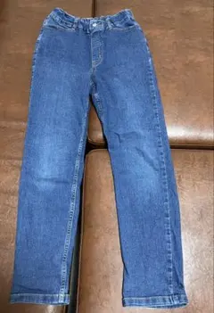 GU デニムストレートパンツ　150
