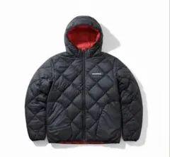 mont-bell ダウンジャケット 黒 赤