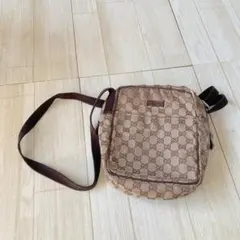 GUCCI GGキャンバス ショルダーバッグ　オールドグッチのサムネイル