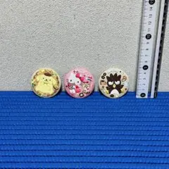 サンリオ 刺繍缶バッジ セット ハローキティ バッドばつ丸 ポムポムプリン y