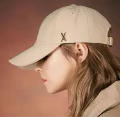 新品 VARZAR バザール キャップ 637 ベージュ ゴールド