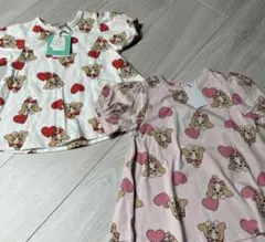 バースデイ　コトリ　パフスリーブ　Tシャツ