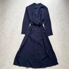 最終価格★未使用級 セオリー シャツワンピース 長袖　ロング丈38 M