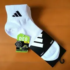 【adidas】 DEO消臭設計ソックス 3足セット 24-26cm①