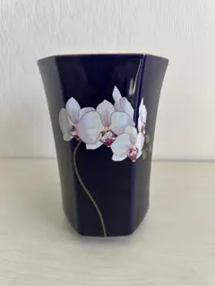 新品未使用❗️箱付き❗️香蘭社　花瓶　ルリ胡蝶蘭　瑠璃色 花瓶|有田焼の老舗-香蘭社オンライン