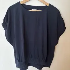 tumuguネイビー 半袖カットソーのサムネイル