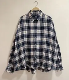 シャーリングチェックBig-BD-シャツ
