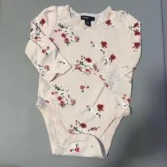 【未使用】babyGAP 花柄ロンパース 80-90cm 12-18m