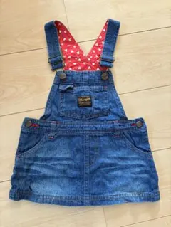デニム　オーバーオール　ワンピース　90センチ