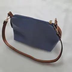 モノコムサ ブルー ミニショルダーバッグのサムネイル
