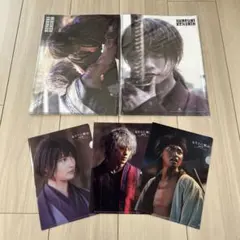 新品未使用　るろうに剣心クリアファイルA42枚セット・miniクリアファイル3枚