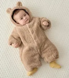 お値下げ！もこもこくま 2wayオール