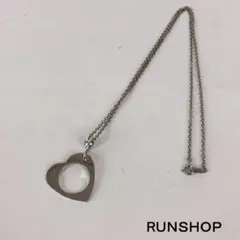 Christian Dior ディオール ネックレス ハート シルバー ロゴ