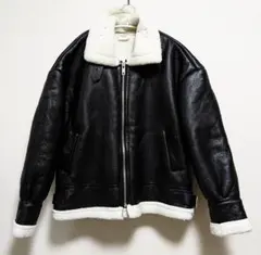 D.L.F.S フェイクレザー、ボア素材を掛け合わせた防寒性抜群のジャケット