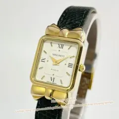 【電池交換済】NINA RICCI ニナリッチ 腕時計 クォーツ D950 稼働のサムネイル