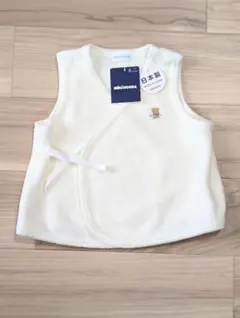 【新品】MIKIHOUSE 無撚糸ベスト（50〜70サイズ）