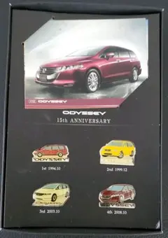 ODYSSEY 15th ANNIVERSARY ピンバッジとカタログのセット