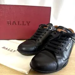 【美品】BALLY バリー　レディース レザー　本革 スニーカー ブラック　黒のサムネイル
