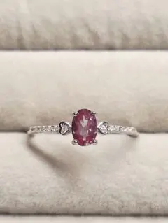 ラボグロウン アレキサンドライト リング