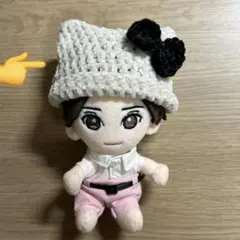 【即購入OK】ぬい服 ネコ耳 ニット帽 推しぬい 衣装