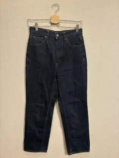 GU ハイウエストストレートジーンズ M size 濃紺