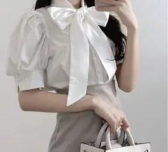 GRL　ボウタイブラウス[k8828w]