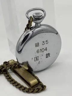 セイコー プレジション【昭40 中支176 国鉄】鉄道時計 手巻き【稼働品 