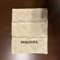 DIESEL ベージュ布製ショッパー 37cm x 49cm