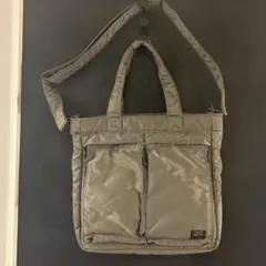 極美品‼️PORTER UNIT 2WAY トートバッグ グリーン カーキ - メルカリ