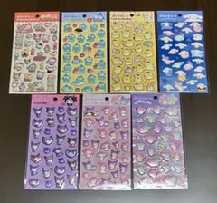 ぷくっとシール　サンリオ サンリオキャラクターズ　他　全７枚
