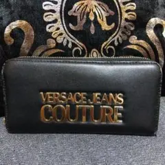 VERSACE JEANS COUTURE ブラック長財布のサムネイル