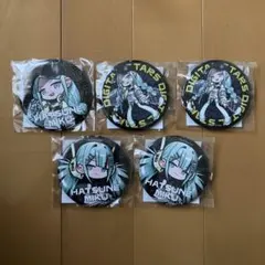 初音ミク セガラッキーくじ オンライン 缶バッジ 5点セット