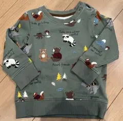 H&M 動物柄　トレーナー　86