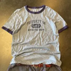 y2k 00s oldgap 短丈リンガーTシャツ archive c-boy
