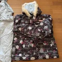 子供用スキーウェア 雪の結晶柄