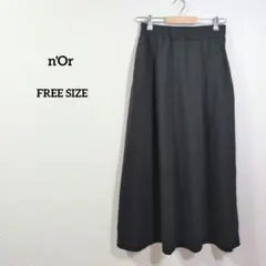ノアールレーベル ロングスカート ブラック フレア 楽ちんのサムネイル