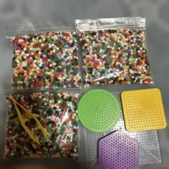 アイロンビーズセット（多色・プレート付き）