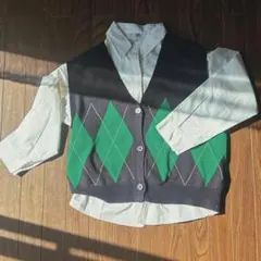 【最旬トレンド】プレッピースタイルがこれ1通で完成！2点セット