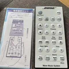 BOSE Wave Music System リモコンのサムネイル