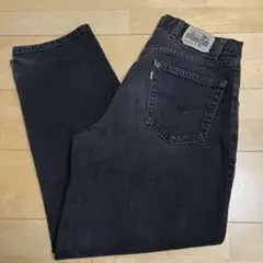 90s USA製 Levi's シルバータブ BAGGY ブラック 34×30