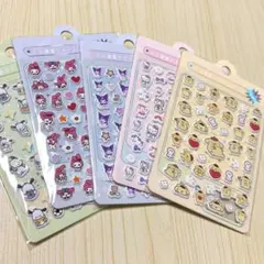 サンリオシール　５枚セット　ぷっくりシール